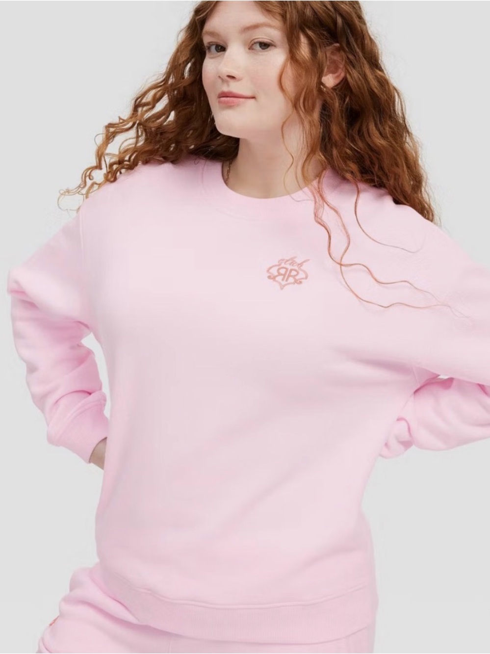 Roller Rabbit x Target Pink Crewneck